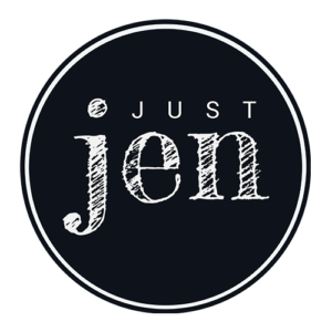 Just Jen Photography circle logo